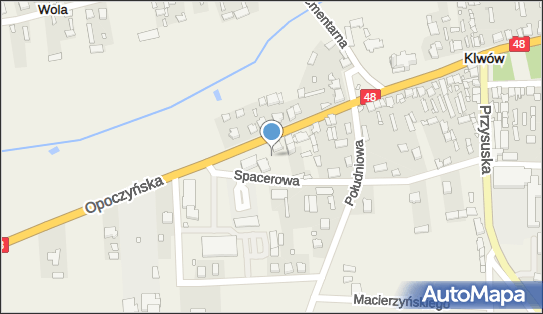 Paczkomat InPost KVW01M, Opoczyńska 37, Klwów 26-415