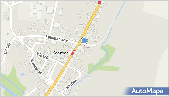 Paczkomat InPost KWE01M, 3 Maja 22, Koszyce 32-130