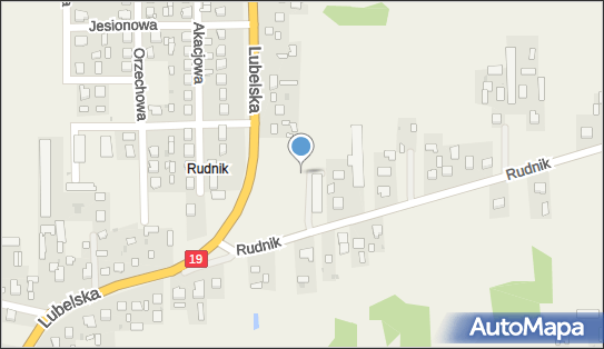 Paczkomat InPost KWN01BAPP, Rudnik 1A, Kąkolewnica 21-302