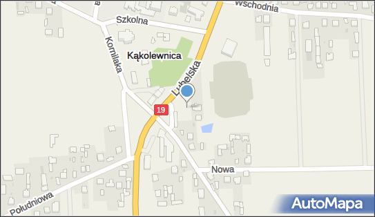 Paczkomat InPost KWN01M, Lubelska 10, Kąkolewnica 21-302