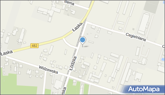 Paczkomat InPost KWX02M, Łódzka 181, Ksawerów 95-054