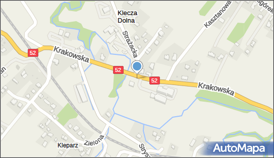Paczkomat InPost KXD02M, Krakowska 230, Klecza Dolna 34-124