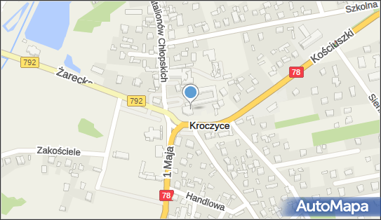 Paczkomat InPost KXE01M, Kościuszki 3, Kroczyce 42-425