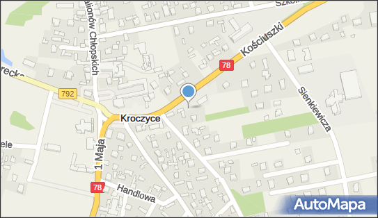 Paczkomat InPost KXE02M, Kościuszki 2, Kroczyce 42-425