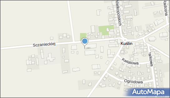 Paczkomat InPost KXN02M, Sczanieckiej 14 A, Kuślin 64-316