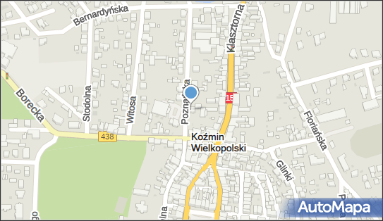 Paczkomat InPost KZM02M, Poznańska 2a, Koźmin Wielkopolski 63-720