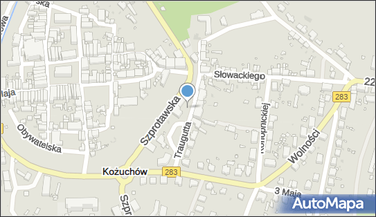Paczkomat InPost KZW01A, Traugutta 17, Kożuchów 67-120