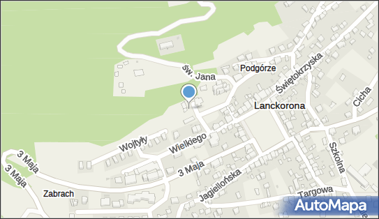 Paczkomat InPost LAR01BAPP, Świętego Jana 5a, Lanckorona 34-143