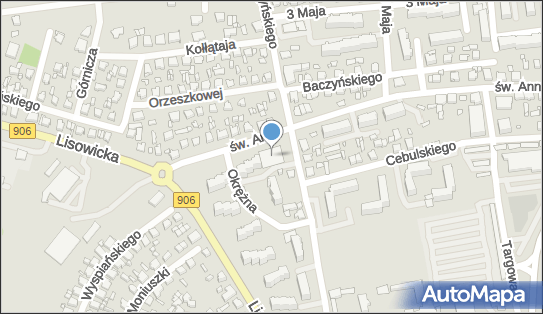 Paczkomat InPost LBN02N, św. Anny 42, Lubliniec 42-700