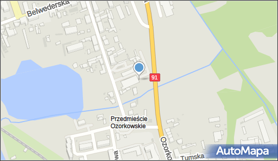 Paczkomat InPost LEC03M, Ozorkowska 27, Łęczyca 99-100