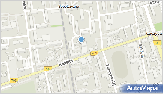 Paczkomat InPost LEC12M, Kaliska 30A, Łęczyca 99-100