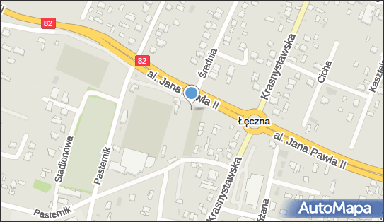 Paczkomat InPost LEN08M, Jana Pawła II 13, Łęczna 21-010