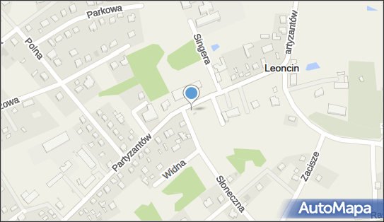 Paczkomat InPost LEO01M, Słoneczna 1, Leoncin 05-155