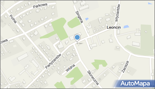 Paczkomat InPost LEO01M, Słoneczna 1, Leoncin 05-155