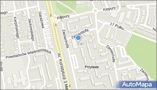 Paczkomat InPost LES01APP, Zamenhofa 87H, Leszno 64-100