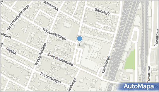 Paczkomat Inpost LES05A, św. Franciszka z Asyżu 2, Leszno 64-100