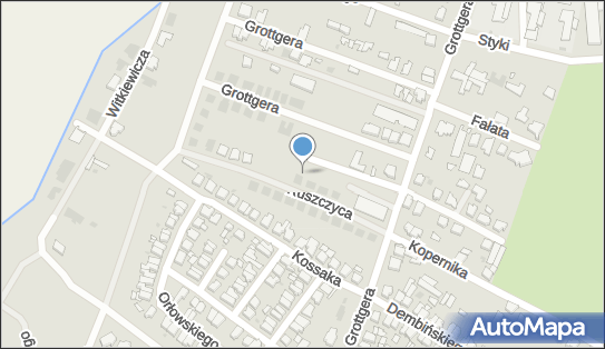 Paczkomat InPost LES10M, Artura Grottgera 27, Leszno 64-100