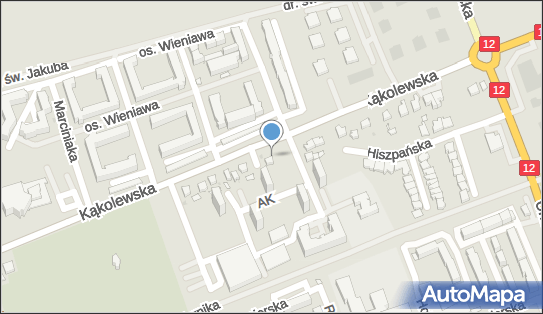 Paczkomat InPost LES11M, Kąkolewska 11, Leszno 64-100