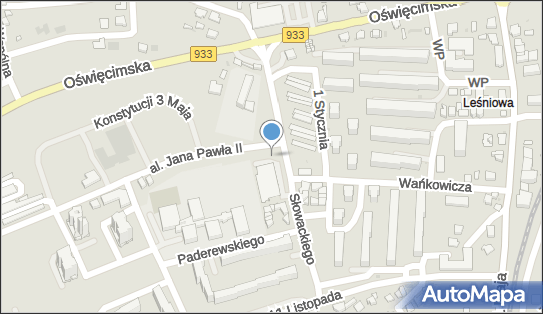 Paczkomat InPost LIB01B, Słowackiego 4, Libiąż 32-590