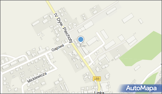 Paczkomat InPost LIK01M, IV Dywizji Piechoty 6, Lipka 77-420