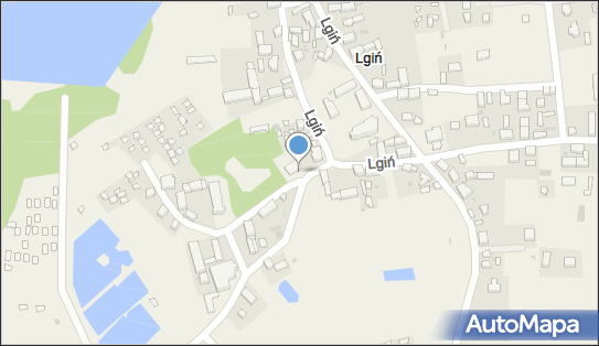 Paczkomat InPost LINQ01BAPP, Lgiń 24a, Lgiń 67-400