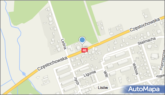 Paczkomat InPost LIW02M, Częstochowska 18, Lisów 42-714