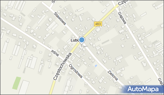 Paczkomat InPost LJN01BAPP, Zielona 2, Lubojna 42-233