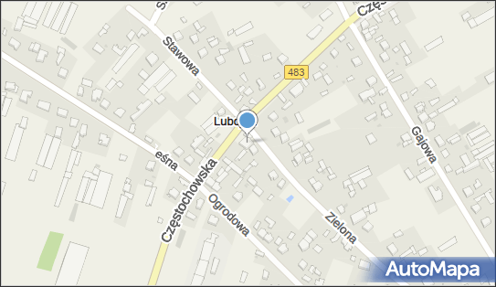 Paczkomat InPost LJN01G, Zielona 2, Lubojna 42-233