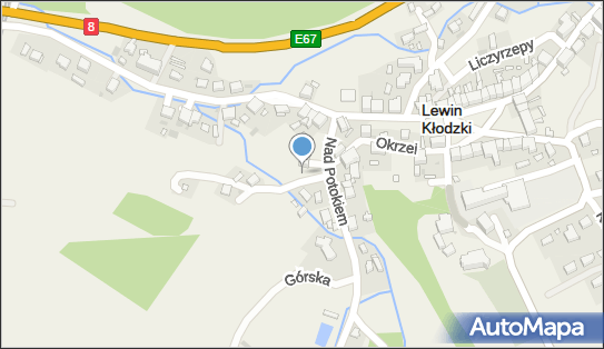 Paczkomat InPost LKD02M, Nad Potokiem 4, Lewin Kłodzki 57-343