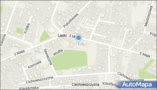 Paczkomat InPost LKX01BAPP, 3 Maja 47B, Laski 05-080