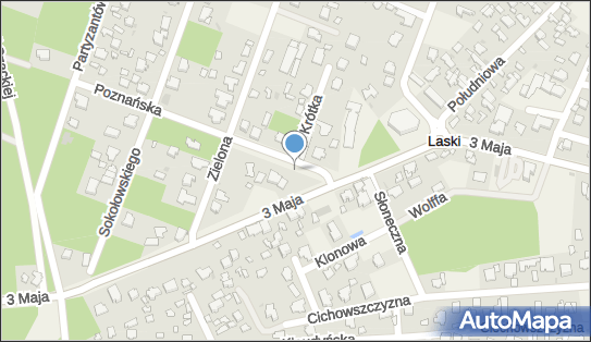 Paczkomat InPost LKX01M, Poznańska 1, Laski 05-080