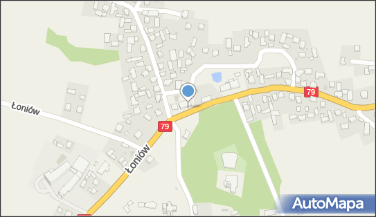 Paczkomat InPost LNX01M, Łoniów 49, Łoniów 27-670