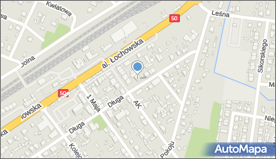 Paczkomat InPost LOC03M, Długa 12a, Łochów 07-130