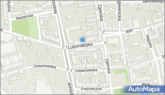 Paczkomat InPost LOD04H, Lutomierska 8/12, Łódź 91-058