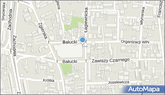 Paczkomat InPost LOD128M, Bałucki Rynek 1, Łódź 91-445