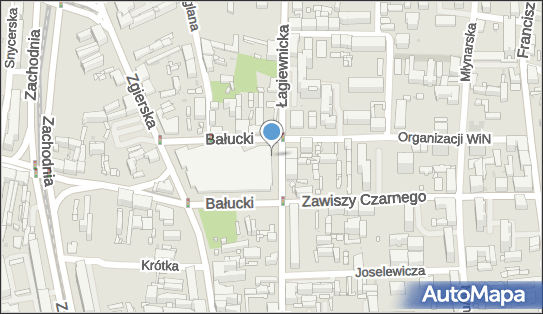 Paczkomat InPost LOD128M, Bałucki Rynek 1, Łódź 91-445