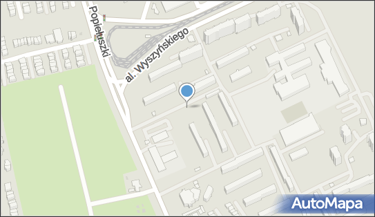 Paczkomat InPost LOD145M, Popiełuszki 21, Łódź 94-052