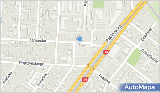 Paczkomat InPost LOD214M, Generała Ignacego Prądzyńskiego 1/3 93-478