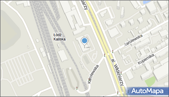 Paczkomat InPost LOD27M, Karolewska 53, Łódź 94-023