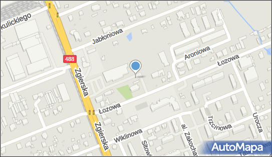 Paczkomat InPost LOD308M, Zgierska 251, Łódź 91-495