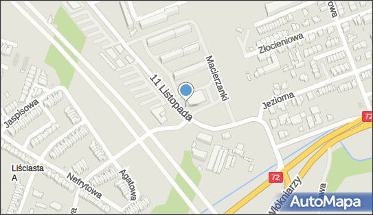 Paczkomat InPost LOD36N, 11-go Listopada 5A, Łódź 91-370