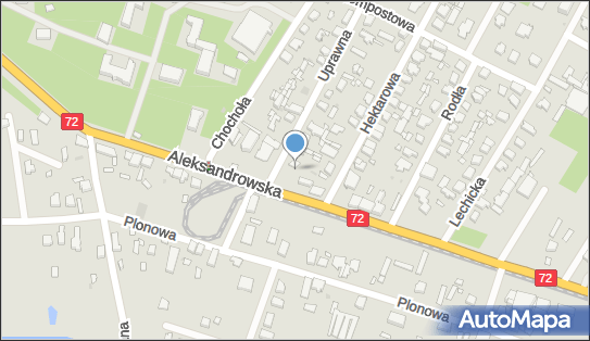 Paczkomat InPost LOD58M, Uprawna 1, Łódź 91-230