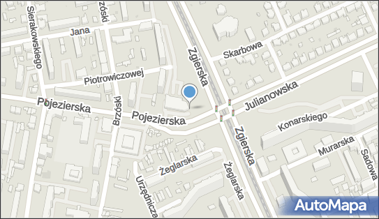 Paczkomat InPost LOD61N, Pojezierska 1A, Łódź 91-323