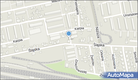 Paczkomat InPost LOD62BAPP, Śląska 52, Łódź 93-155