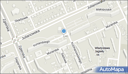 Paczkomat InPost LOD63BAPP, Kochanowskiego 20A, Łódź 91-469