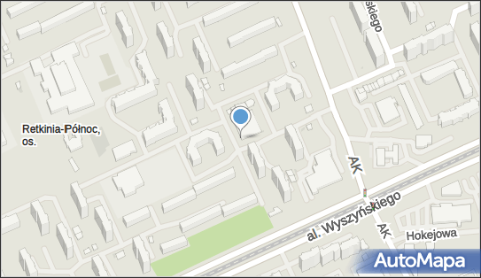 Paczkomat InPost LOD68M, Armii Krajowej 50, Łódź 94-046