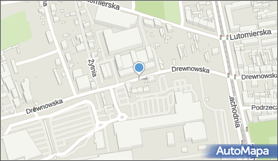 Paczkomat InPost LOD73M, Drewnowska 50, Łódź 91-002