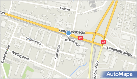 Paczkomat InPost LOD75M, Limanowskiego 170, Łódź 91-027