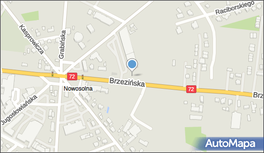 Paczkomat InPost LOD78N, Brzezińska 292, Łódź 92-770