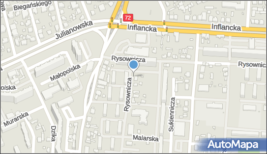 Paczkomat InPost LOD81M, Rysownicza 37, Łódź 91-855